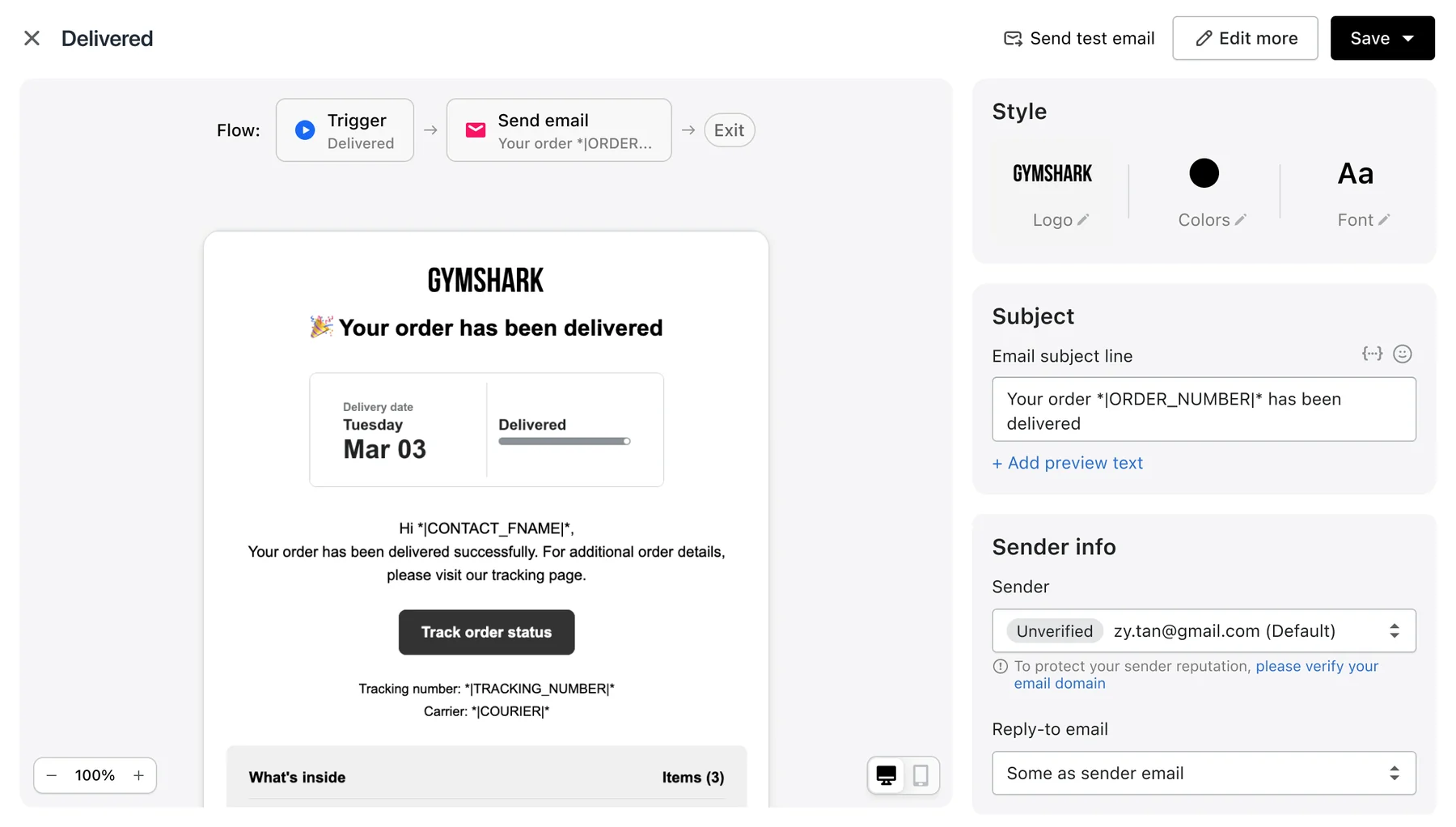 Tracking Onboarding — Notification