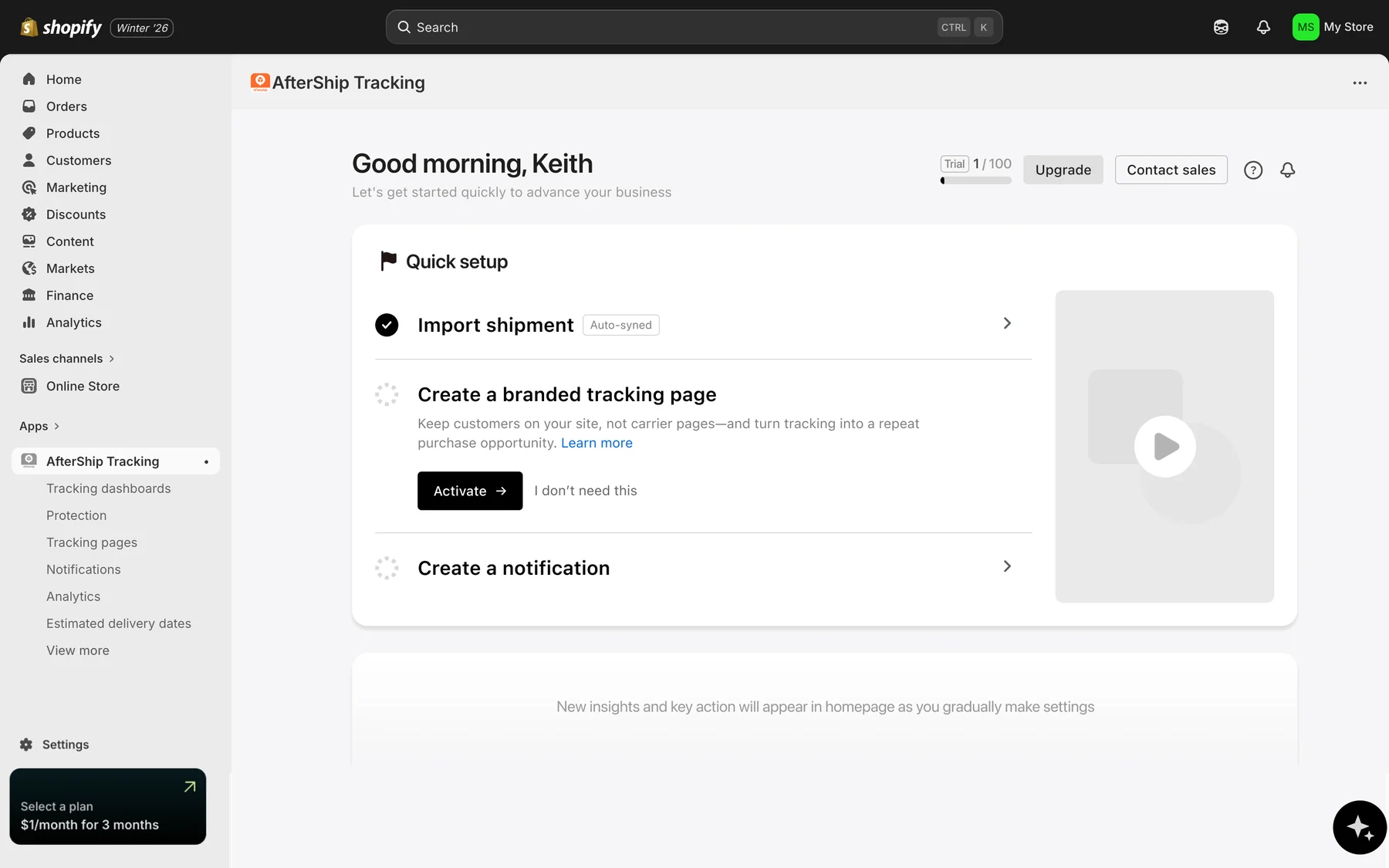 Tracking Onboarding — Task Module