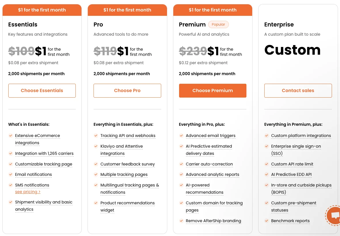 Current plan cards layout